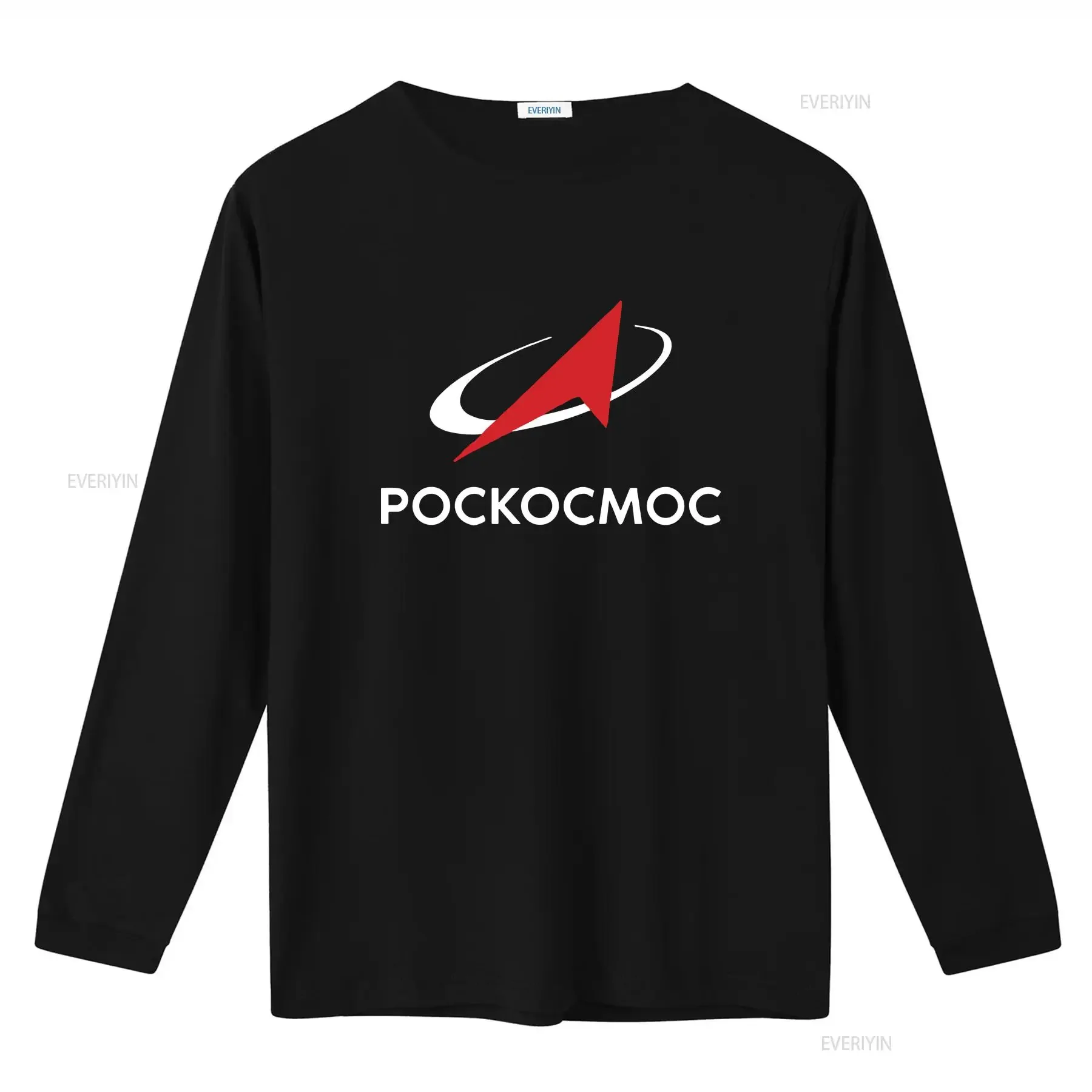 Фото Футболка Roscosmos Russian Space Agency с изображением Байконура и Восточного космодрома, винтажная, повседневная, универсальная, с эффектом потертости №3
