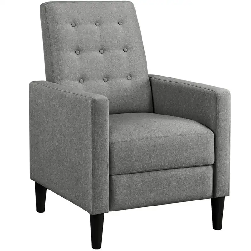 

Fabric Push Back Recliner Chair, Gray