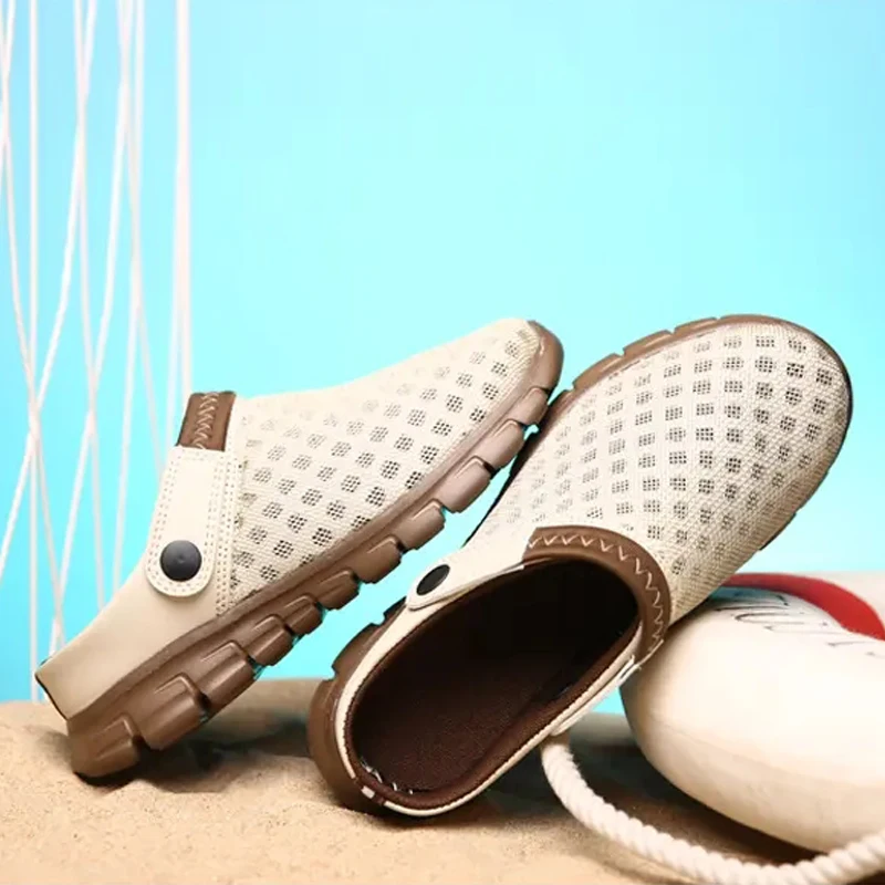 Mens Womens Sandals colorful couples Beach Slippers Unisex Sneakers Clogs Men breathable Sandalias Zapatos Hombre Size 36-46