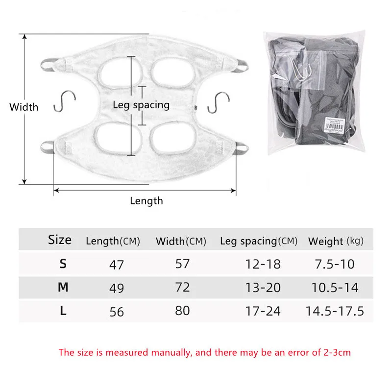 Гамак для груминга кошек подвесная койка с зажимом ногтей щенков и собак - купить
