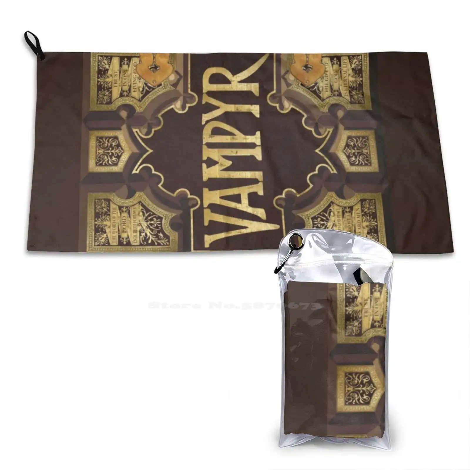 Мягкое Полотенце-книга Vampyr быстросохнущее пляжное полотенце-Баффи книга вампира