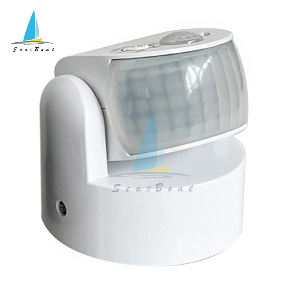 

Инфракрасный датчик движения человеческого тела, 110 В, 220 В, автоматический инфракрасный PIR-датчик, датчик движения с вращением на 180 градусов, уличный таймер, выключатель света