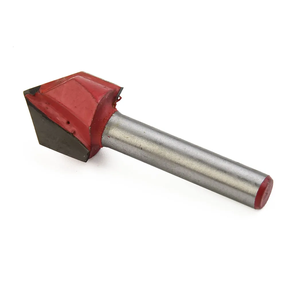 

1/4" 48.5mm Shank 90 Degree V Groove Wood Router Bit Milling Cutters Engraving Knife Router Bit For Woodworking Cutting Tools