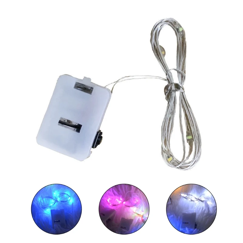 

Colorful LED String Lights 2m Battery Operated Firefly Lights Create a Romantic Dreamy Atmosphere 20 Led Lights