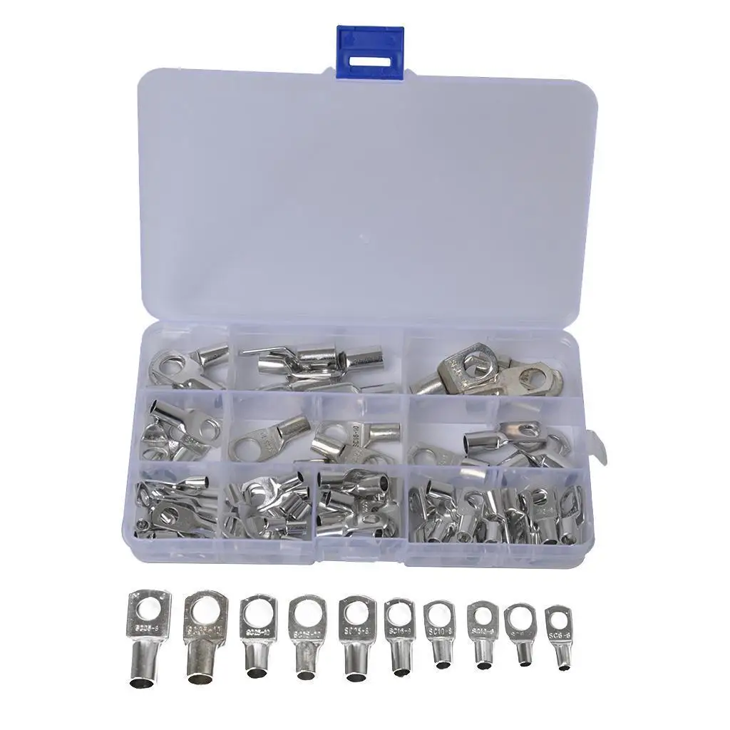 

90Packs Insulated Electrical Automotive Wire Cable Terminals Connectors Kit