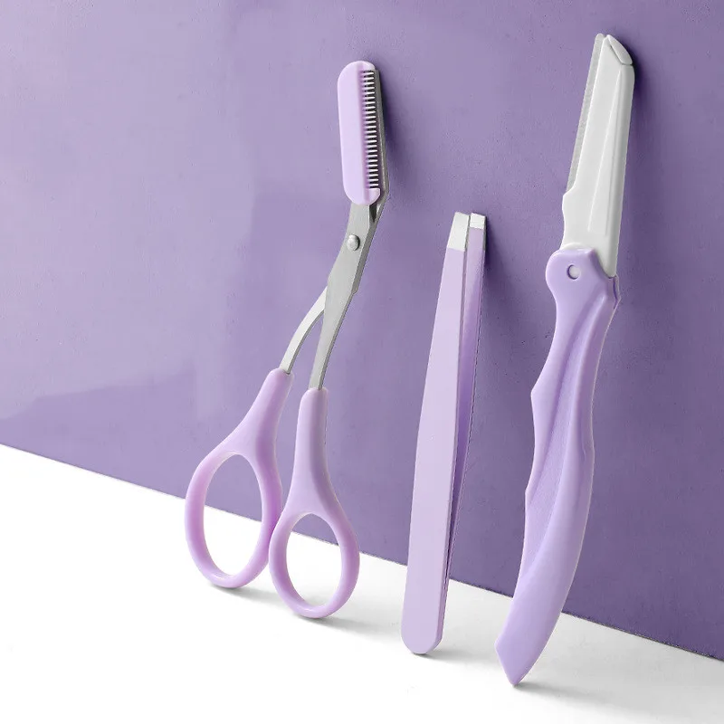 

Sdotter Eyebrow Trimmer Eyebrow Razor Kit Professional Eyebrow Shaping Knife Shaper Shaver Facial Hair Remover Women Makeup Acc