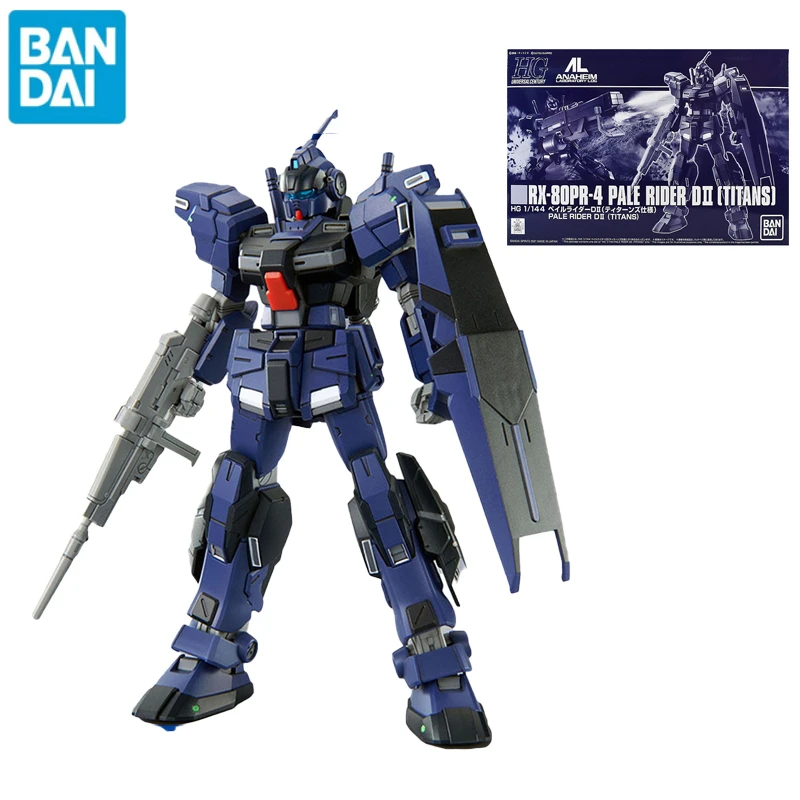 

Bandai Gundam Anime Figure PB Limit HGUC 1/144 RX-80PR-4 Pale Rider D2 Titans Color Gundam Assembly Model Anime Action Figures