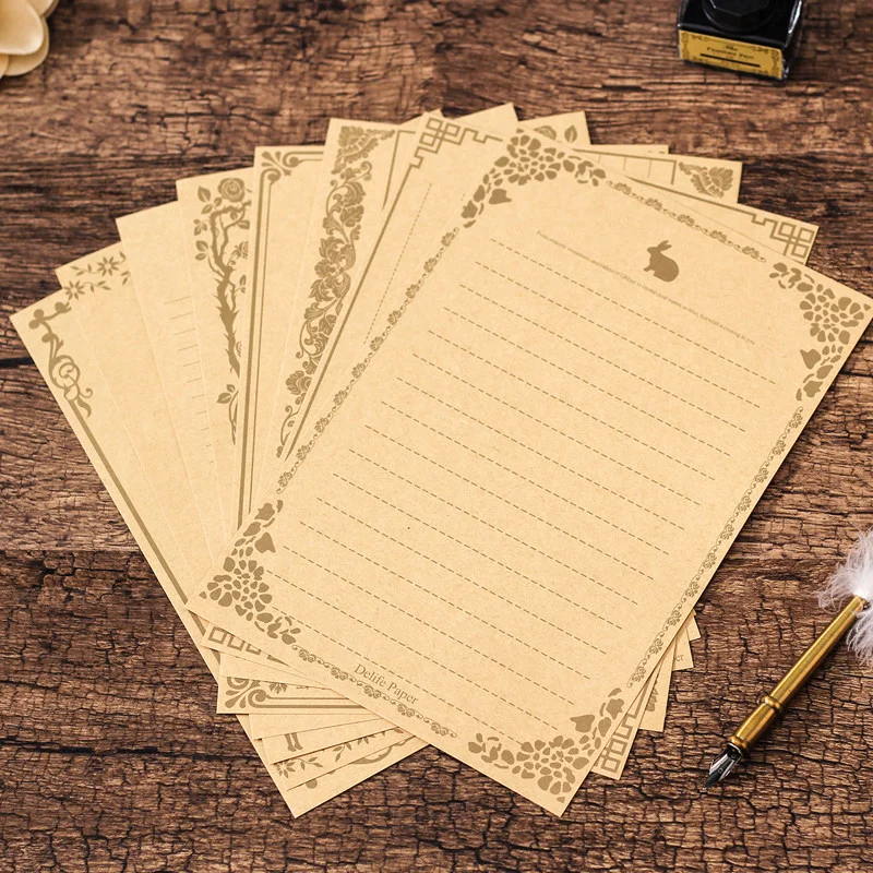 

Набор конвертов Sharkbang коричневый кожаный 8 шт