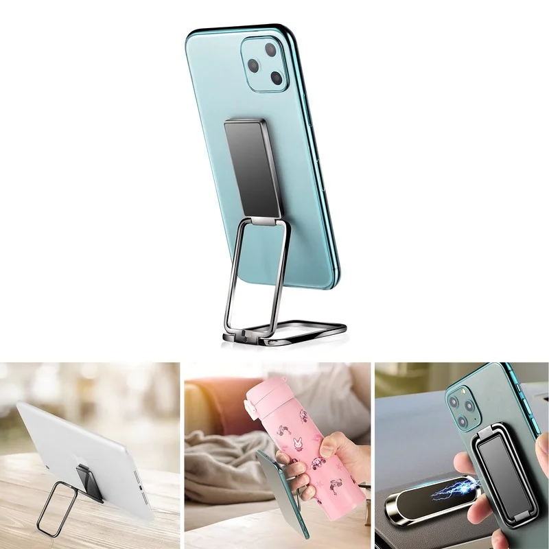 

Phone Ring Holder Finger Kickstand 360 Degree Rotation Metal Cell Phone Ring Grip Foldable Cellphone Stand for Magnetic Car Hold