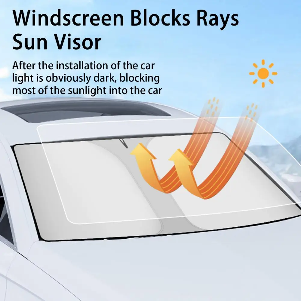 

Солнцезащитный козырек на лобовое стекло, складное стекло, теплоизоляция, защита от солнца, универсальная защита от ветра в салоне автомобиля