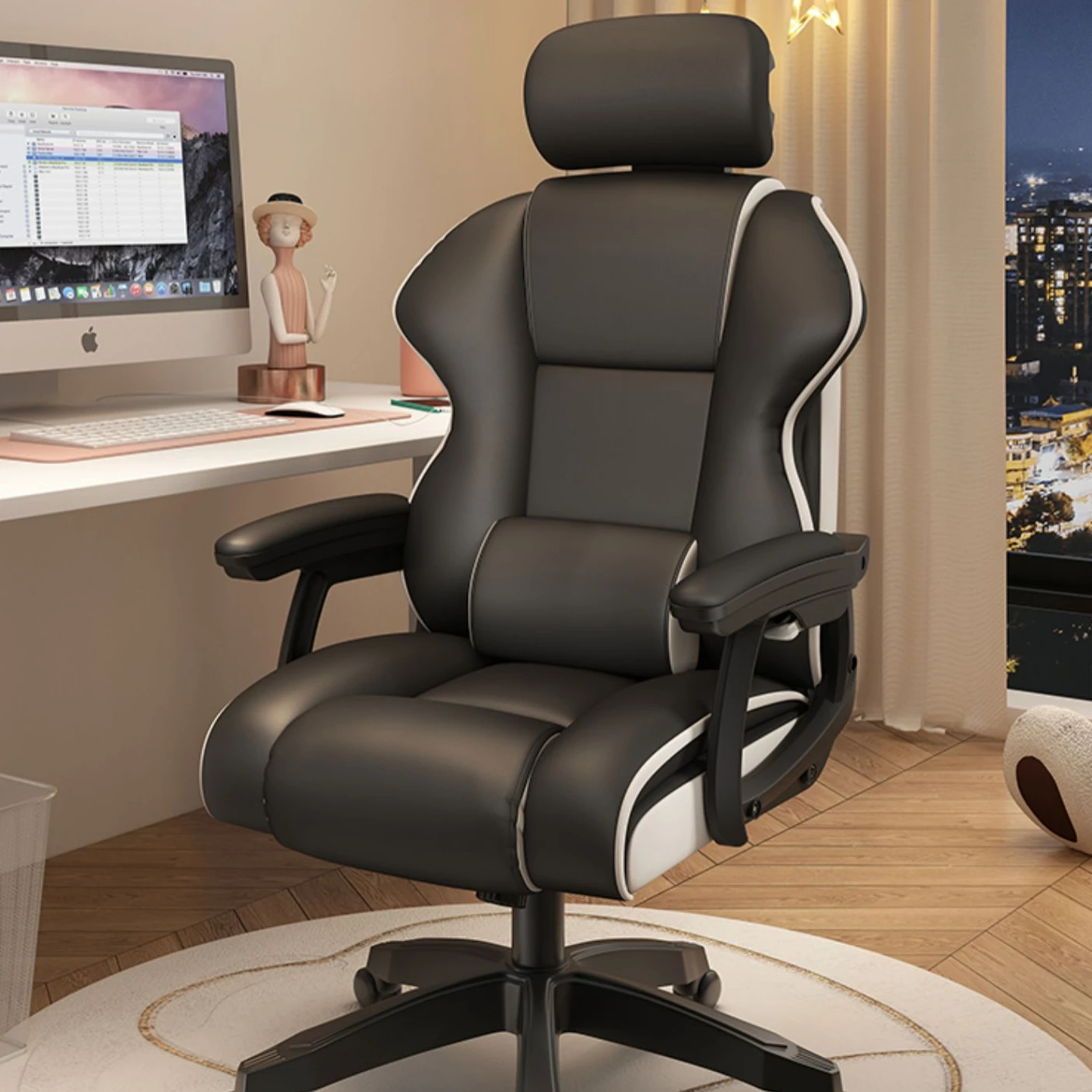 

Lazy Student Office Chairs Esports Gaming Rotate Sedentary Office Chairs Comfort Computer Cadeira De Escritorio Furniture QF50OC