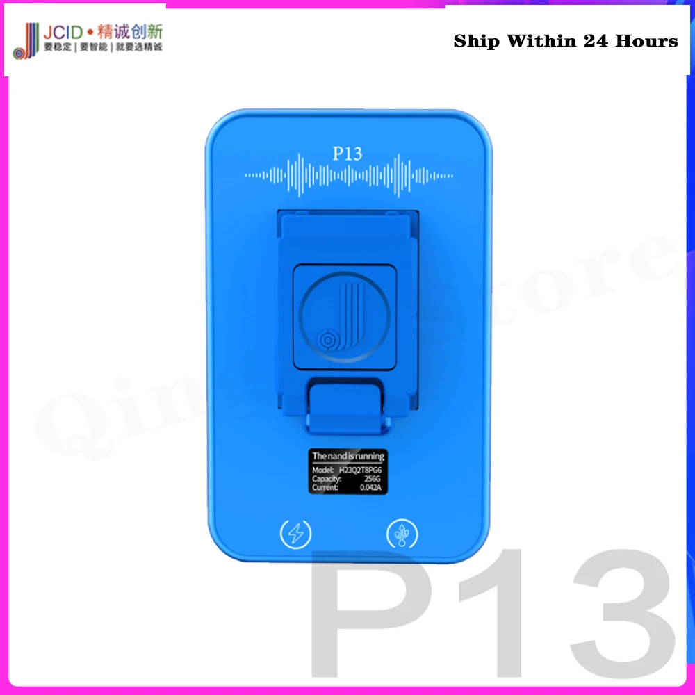 

Программатор JCID P13 BGA110 PCIE Nand для iPhone 6-13Promax, встроенный фиолетовый экран, ремонт и развязка, жесткий диск, Wi-Fi, инструмент