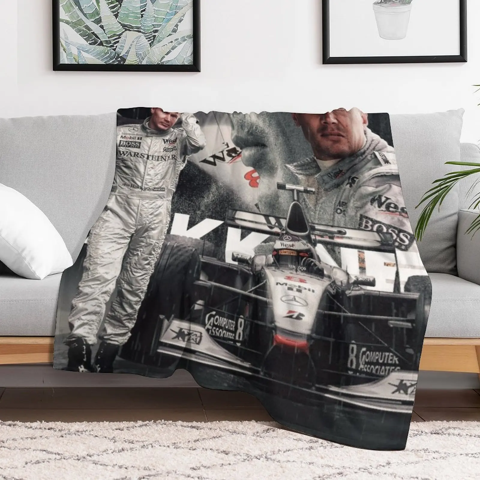 M H?kkinen новое художественное одеяло в клетку модные красивые одеяла