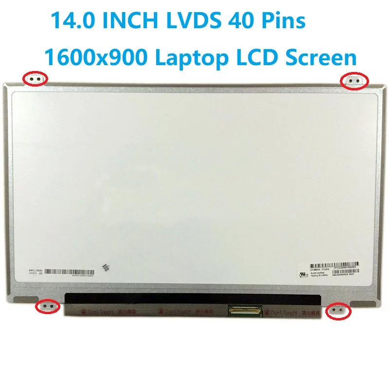 

14 inch lcd for Lenovo ThinkPad T430 T430S T430SI T430I LCD Display Screen HD+ 1600x900 B140RW02 V.1 FRU 04W3921 04W3331 93P5685