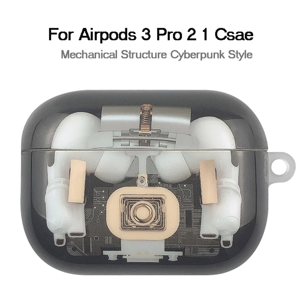 

Case for AirPods Pro 3 2 1 Cyberpunk Style Soft IMD Rubber Case Bluetooth Earphone Protective Cover For Apple Air Pods 3rd Box