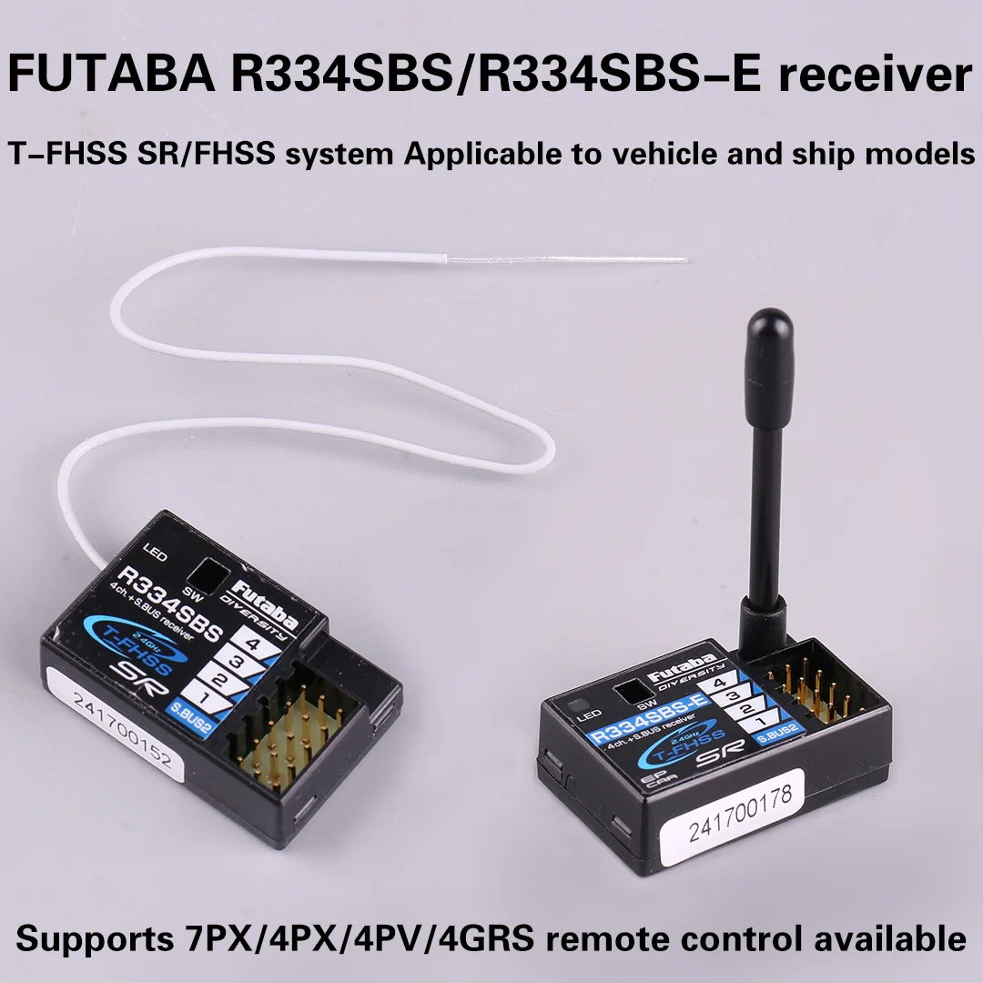 Фото НОВЫЙ 4-канальный приемник R334SBS-E/R334SBS S.Bus2 Super Response T-FHSS для телеметрического приемника Futaba №1