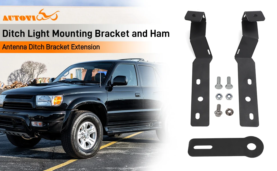 

Капот Ditch Light Pod с болтами, монтажный кронштейн для Toyota 4Runner 1996-2002, простая установка