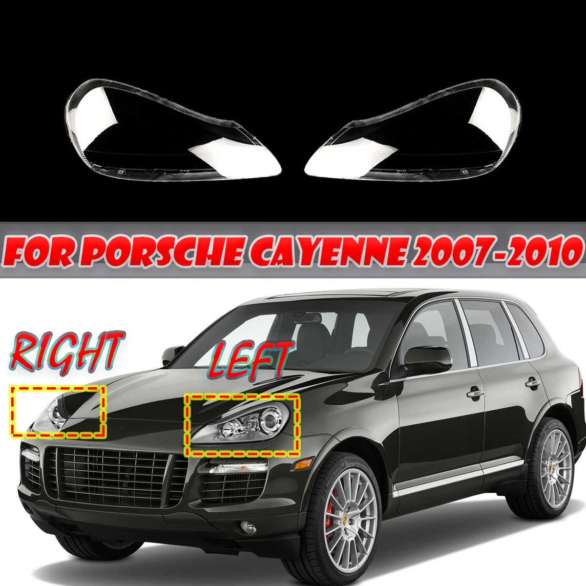 

Крышка налобного фонаря для Porsche Cayenne 2007 2008 2009 2010