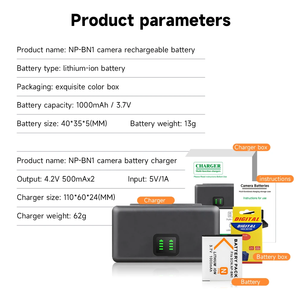 CITYORK 1000 мАч NP-BN1 аккумулятор для Sony W310 W510 W610 W730 W830 WX5C TX5 TX100 Qx30 TX55 WX220 T110D W570D аккумулятор для камеры (art.: 3920cd797e893) - 3920cd797e893