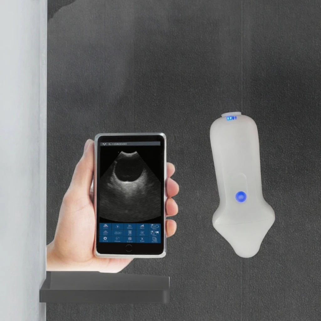 Фото Медицинский USB Wi-Fi допплер-датчик B27 для офтальмологии, новорожденных, домашних животных, УЗИ глаз, 8 МГц, 11 МГц, микроконвексный, портативный, цветной, многоразовый, CF PW №2