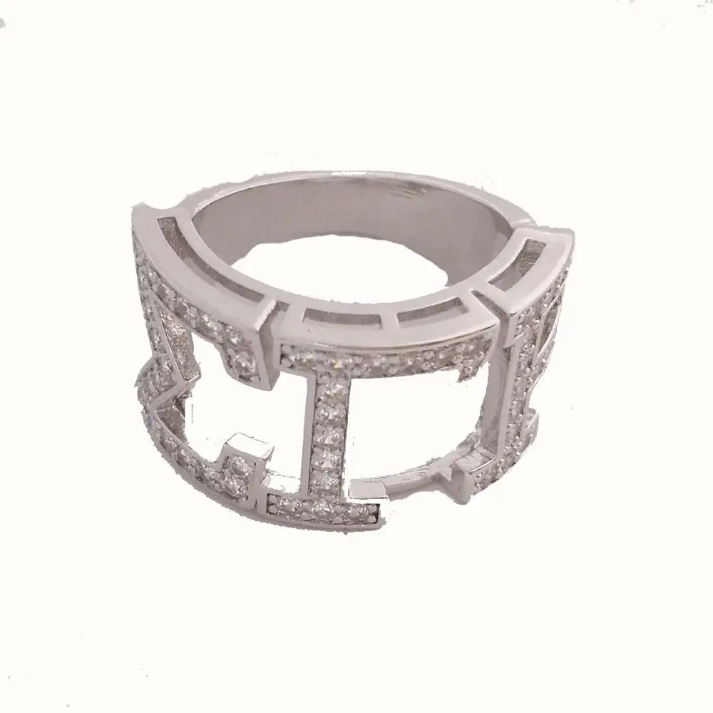 Греция высшее качество кубический цирконий посеребренный цвет греческие