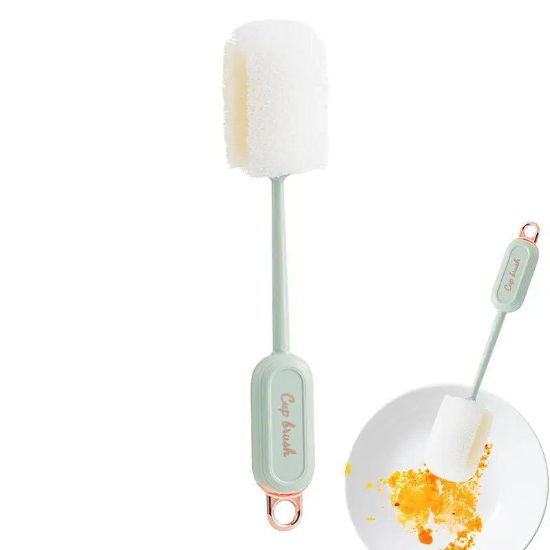 Water Bottle Brush Bottle Cleaning Brushes Glass Brush Cleaner For Decontamination Twisted Wire Crevice Brush Porous Sponge Head