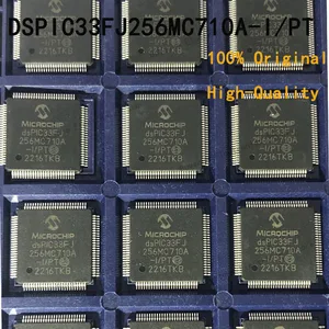 5PCS/LOT 100% quality original DSPIC33FJ256MC710A- I/PT  MCU16-bit dsPIC RISC 256KB Flash 3.3V Automotive 100-Pin TQFP Tray