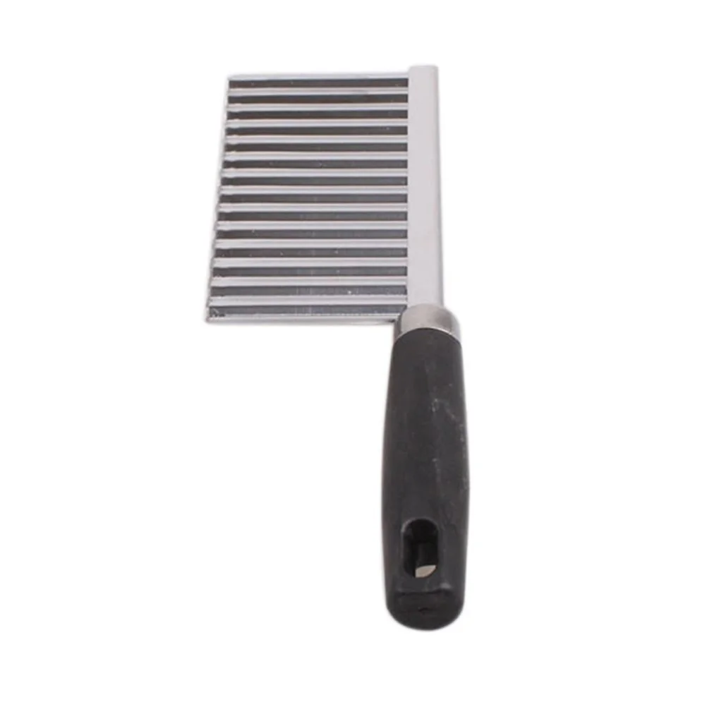 

Crinkle Wavy Potato Vegetable Tool French Slicer Fry Chip Wide Cutting Manual Dicer Fries Helper Slicing Cucumber Steel Tools
