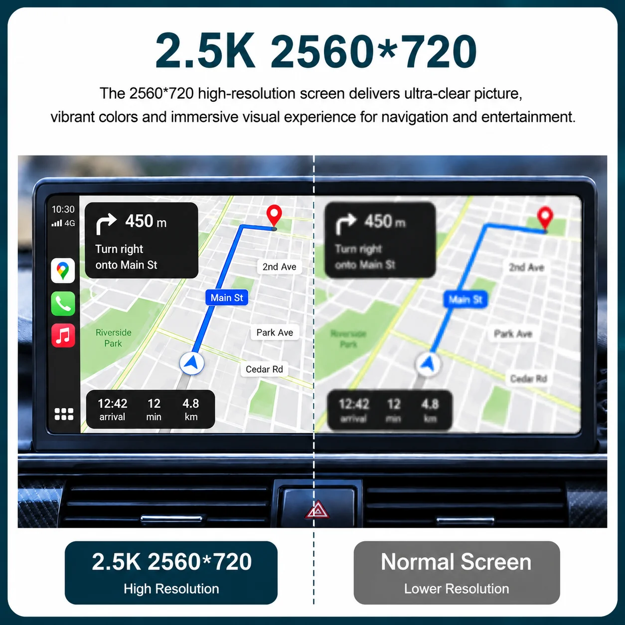 Фото 14,9-дюймовая Android-навигация для Mercedes Benz C GLC V260 2015-2019 NTG5.0 с поддержкой Wi-Fi, 4G, CarPlay, Android Auto и камеры заднего вида №3