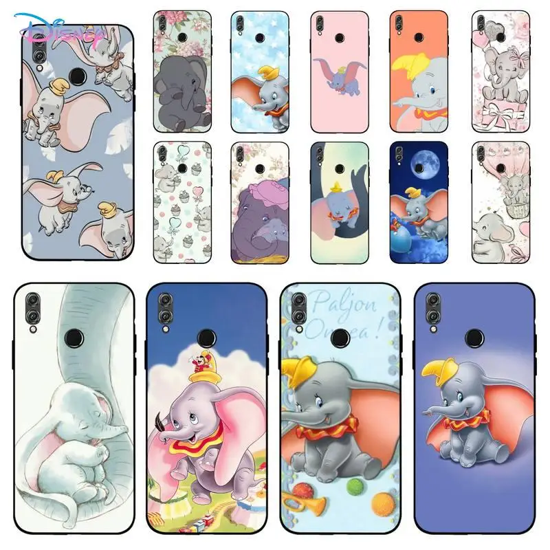 

Disney Dumbo Flying Elephant Phone Case for Huawei Honor 10 i 8X C 5A 20 9 10 30 lite pro Voew 10 20 V30