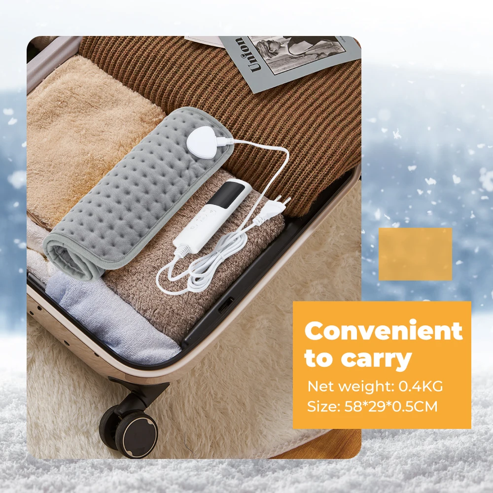 Электрическая грелка 9 уровней нагрева одеяло сохраняющее тепло для ног живота