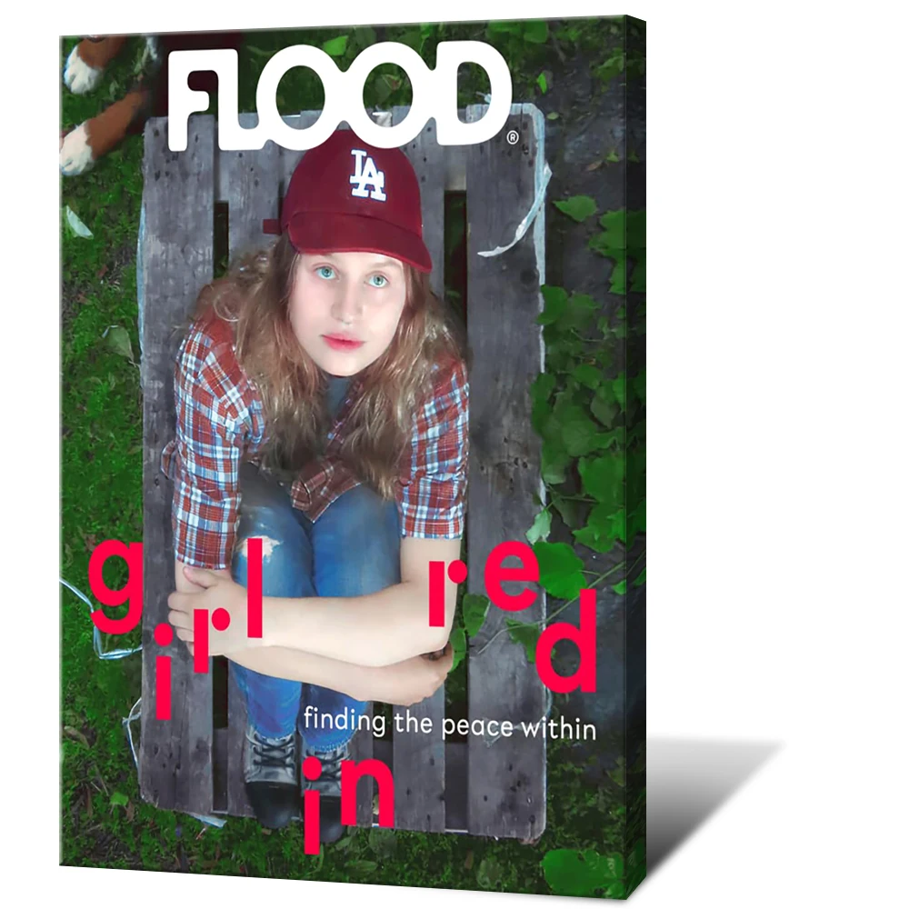 Плакат «Девочка в красном» для украшения дома, холст, певец, настенное искусство, подвесная картина, печать, спальня, декоративная живопись, плакаты, подарок