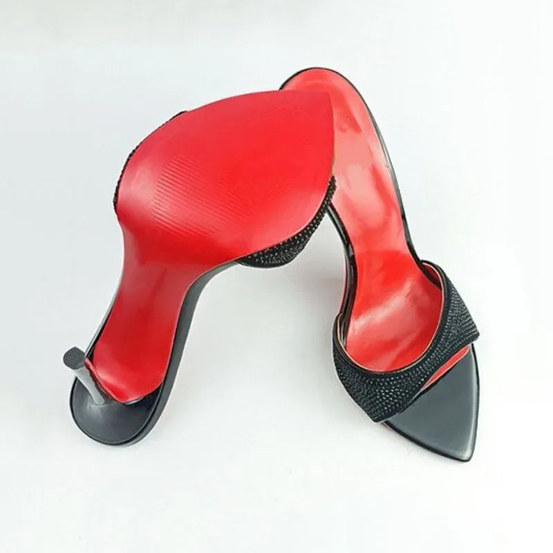 Arden Furtado 2024 летние замшевые тапочки без шнуровки с открытым носком на тонком