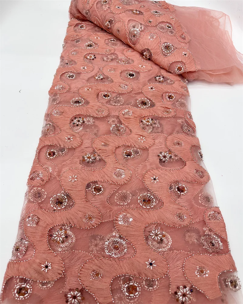 Африканская Тяжелая искусственная ткань ручной работы 2024 Высококачественная