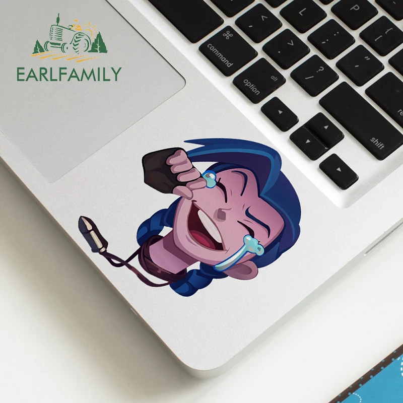 EARLFAMILY 13 см x 10 6 для League of Legends Jinx виниловые автомобильные наклейки кондиционер на
