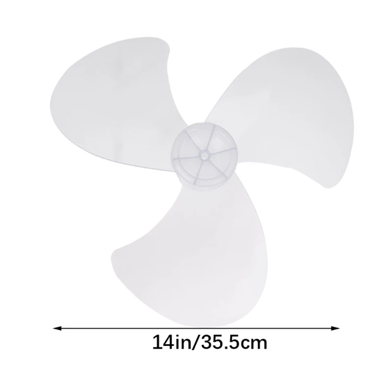 

1 шт. лопасть вентилятора 14 дюймов 3 листа пластиковая лопасть вентилятора бытовой электрический вентилятор стоячая пьедестал вентилятор настольный вентилятор лопасть с гайкой крышкой