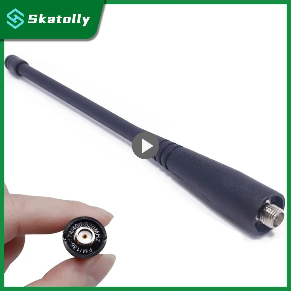 

Strong Electrical Conductivity Walkie Talkie Antenna 17cm Dual Frequency Dual Segment Antenna Wide Versatility Anti-jamming