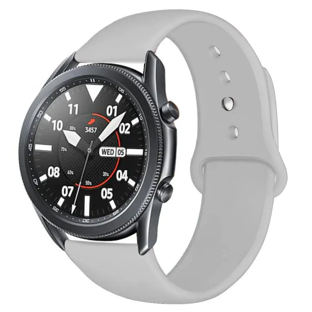 

Ремешок силиконовый для samsung galaxy watch 6 4 classic 5 Pro, браслет для galaxy watch 4 44 мм 40 мм 47 мм 43 мм 46 мм 42 мм 45 мм 20 мм