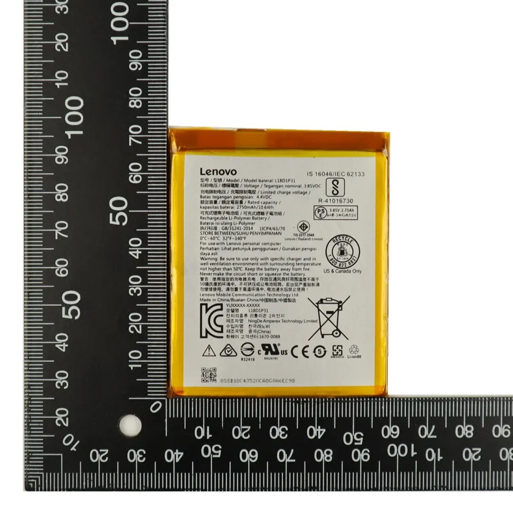 L18D1P31 Оригинальный аккумулятор для Lenovo Tab E7 TB-7104F аккумуляторы планшетов +