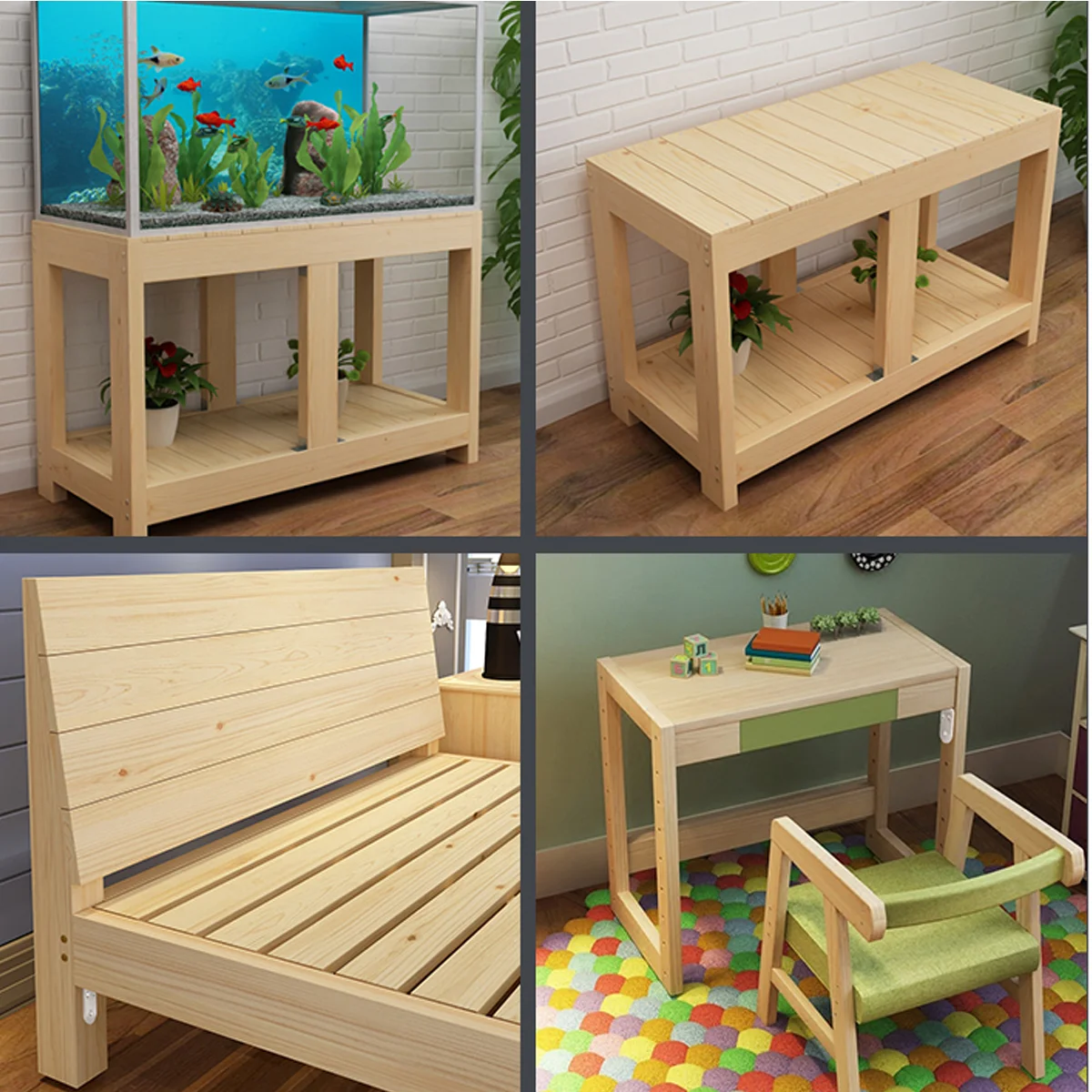 

20 PCS Straight Bracket Wood Steel Brace Handrail Bracket Steel Bracket Jst Connector Flat Straight Dresser Mirror Brackets