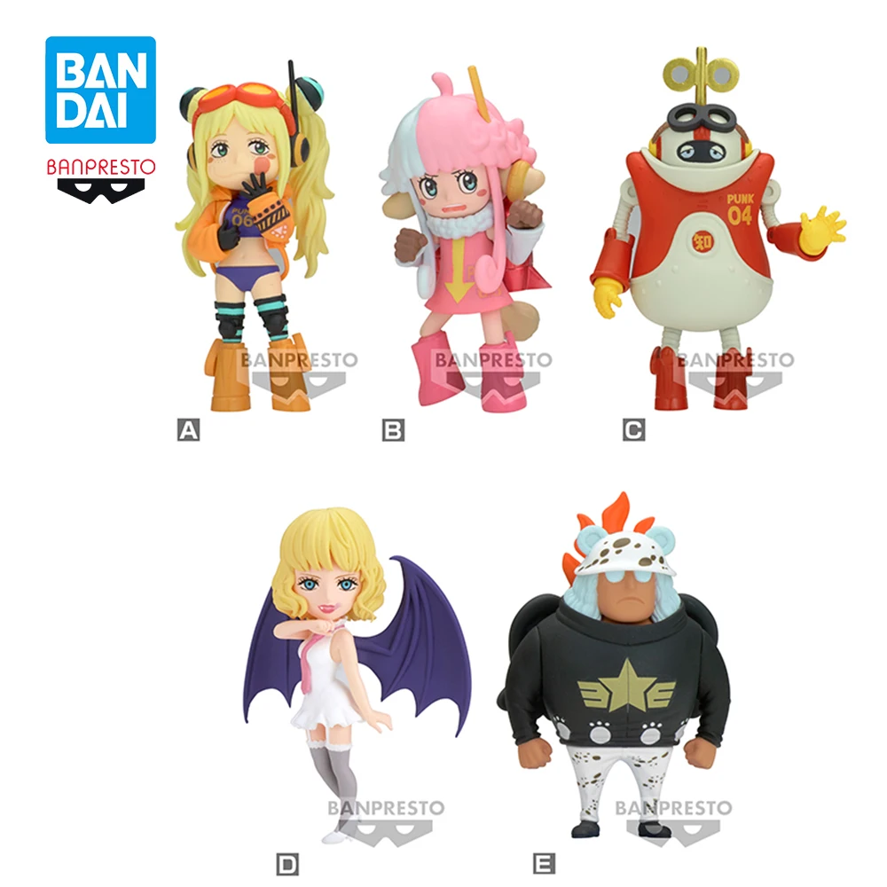 5 шт. оригинальные BANDAI Banpresto WCF ONE PIECE PX-0 PUNK-04 05 06 Egghead ПВХ аниме фигурки экшн-фигурки