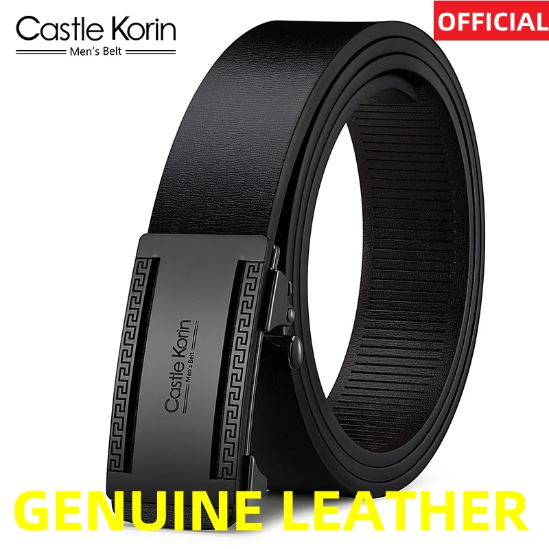 

Мужской ремень из натуральной воловьей кожи, с металлической пряжкой