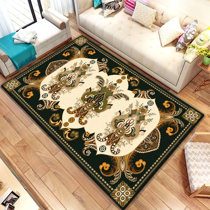 

European retro carpet custom carpet Picnic camping yoga kitchen mat for floor mat room rug living room room decor door mat