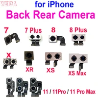 back rear camera for iphone 7 8 7 plus 8 plus 11 se x 11 pro max x xr xs max with flash module sensor flex cable replacement