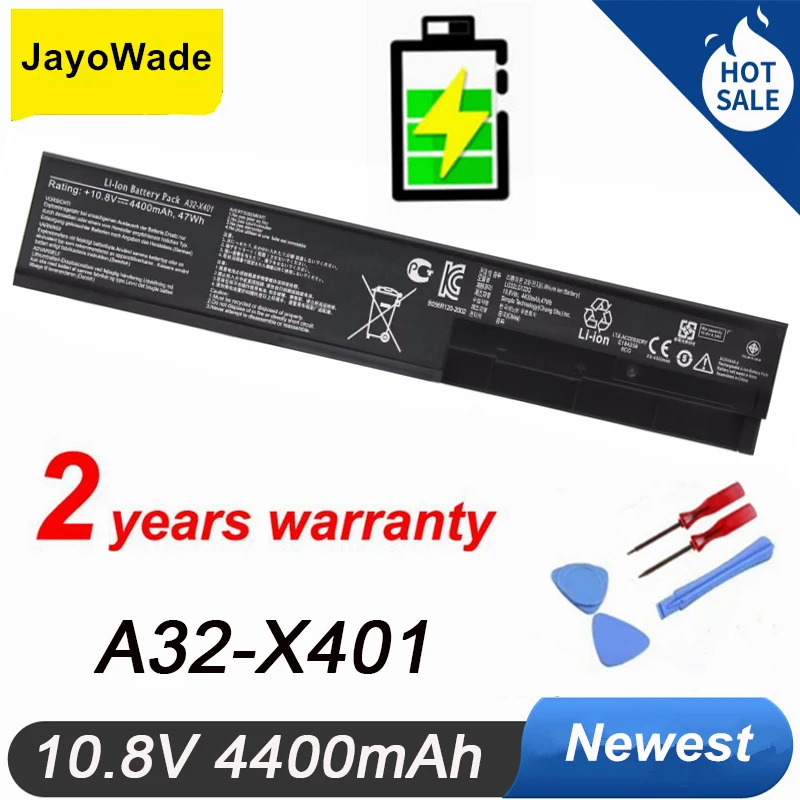 Фабричная 10,8 V 4400mAh A32-X401 Аккумулятор для ноутбука ASUS F301 F401 X301 X301A X401 X401A X501 X501A S301A S401A A41-X401 A32 X401