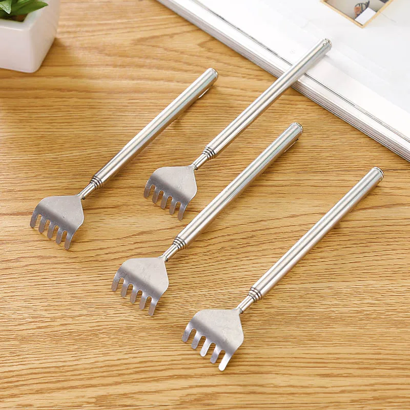 

1 PC Extendable Back Scratcher Stainless Steel Telescopic Anti Itch Claw Massager Extender Back Scratcher Claw Massager Extender