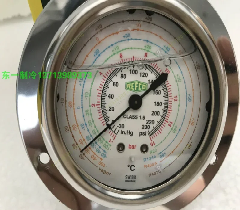 Швейцарский оригинальный импортный измеритель масла REFCO R22 waco R134a манометр