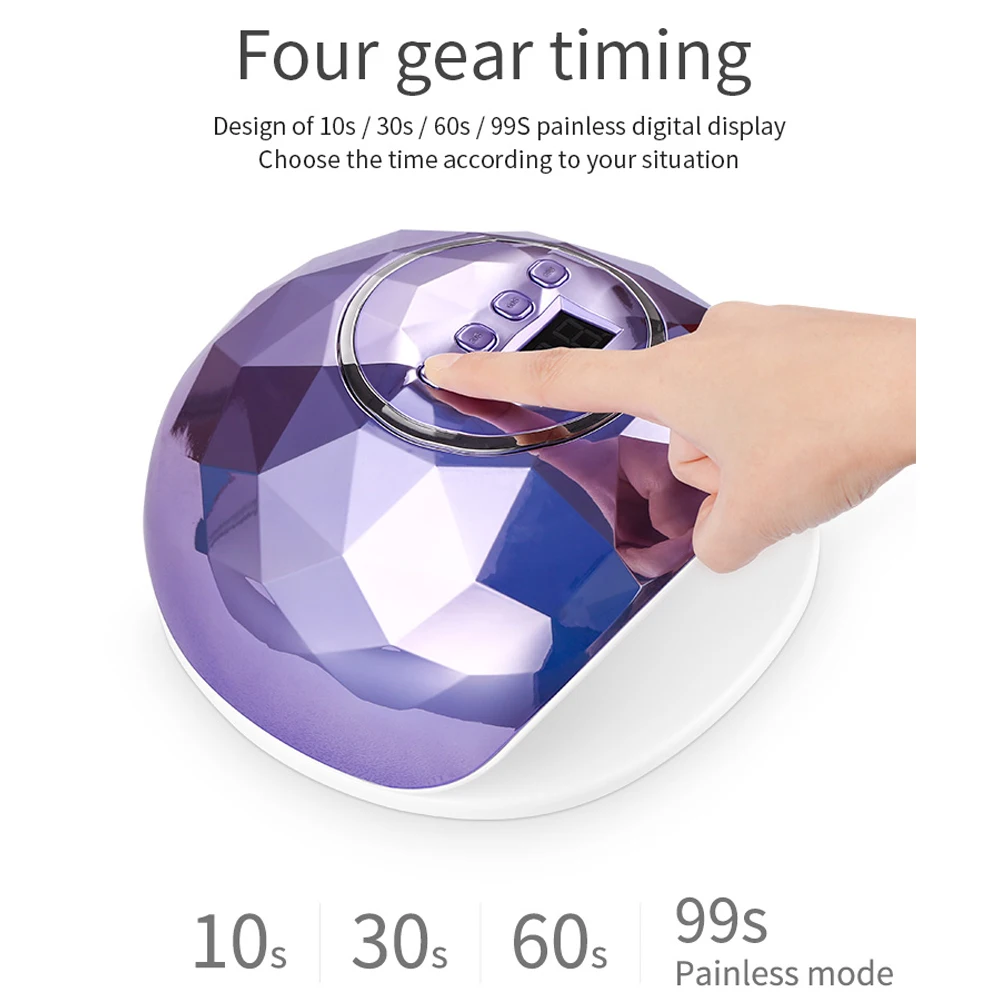 

Лампа УФ/LED для сушки всех гель-лаков, 86 Вт