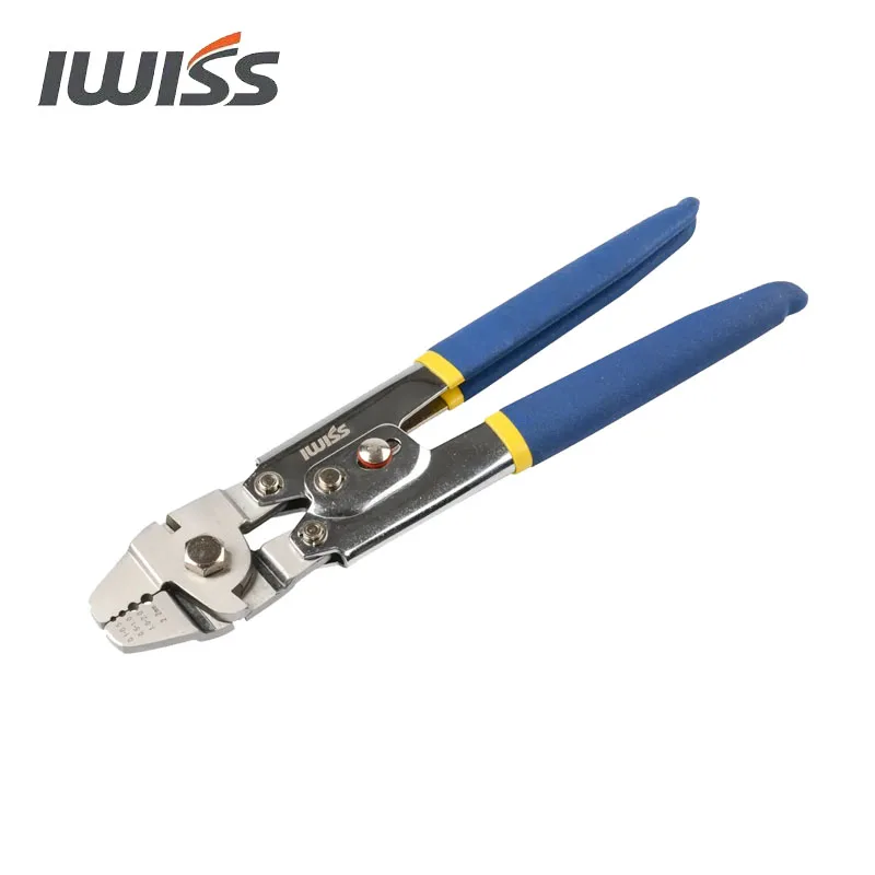 

IWISS WXS-255 Wire Rope Swage Tool for Crimping Fishing Lines Up To 2.2mm( 3/32″) Crimping Tools with Cutting Function
