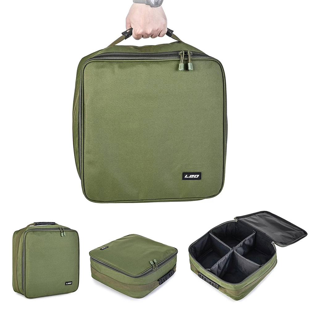 

Outdoor Fishing Bag Carrying Case 1 Pcs 182g / 6.4oz 600D Oxford Fabric Cube For Fishing Reels Scratch-resistant